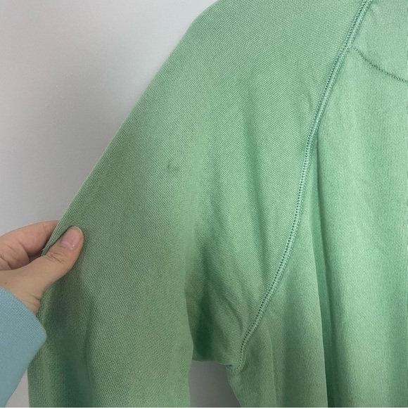 [Aerie] Green "Take It Easy Tiger" Crewneck Long Sleeve Lightweight Sweatshirt - Picture 8 of 8